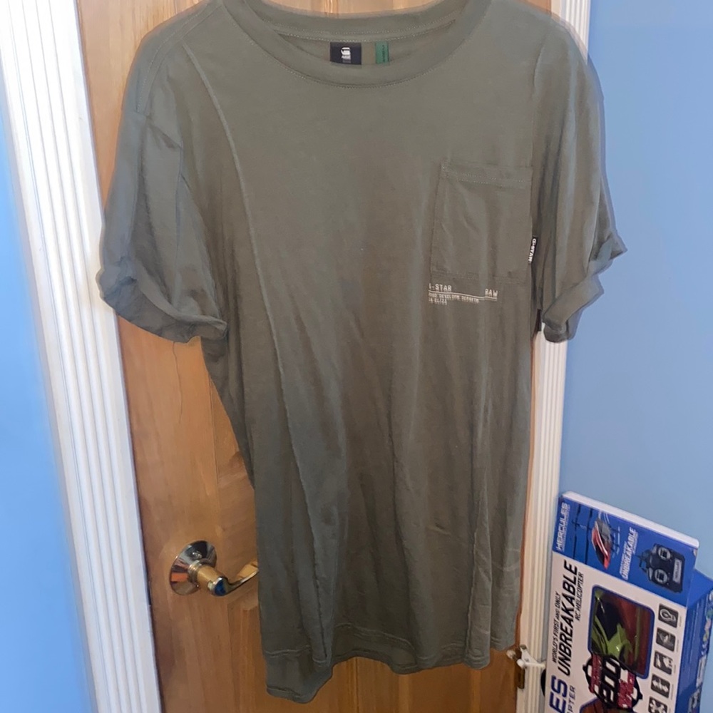 G STAR GREEN T SHIRT